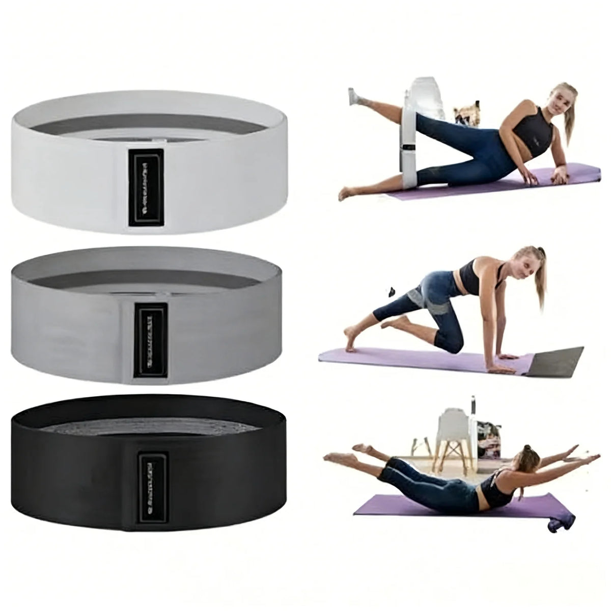 Premium Fabric Glute Resistance Bands