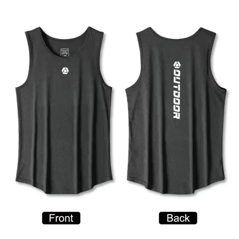 Sport Suits Men Summer Thin Quick Drying Vest+shorts Man's Set Fitness Running Suit Two-piece Set Mesh Ventilation Tracksuit