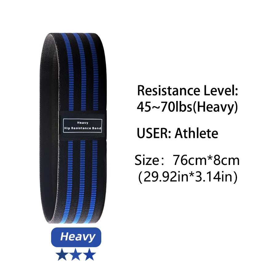 Glute Thigh Elastic Workout Bands Fabric Resistance Hip Booty Bands Squat Circle Stretch Fitness Strips Loops Yoga Gym Equipment