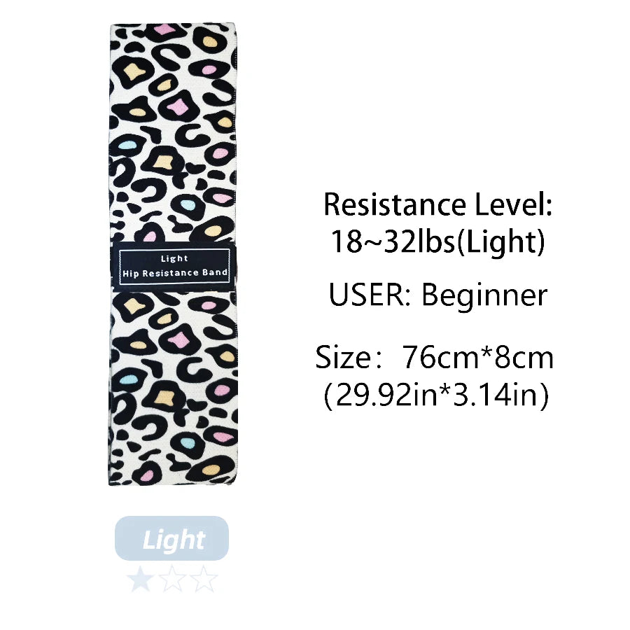 Glute Thigh Elastic Workout Bands Fabric Resistance Hip Booty Bands Squat Circle Stretch Fitness Strips Loops Yoga Gym Equipment