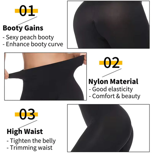 High-Waist Compression Shapewear Leggings