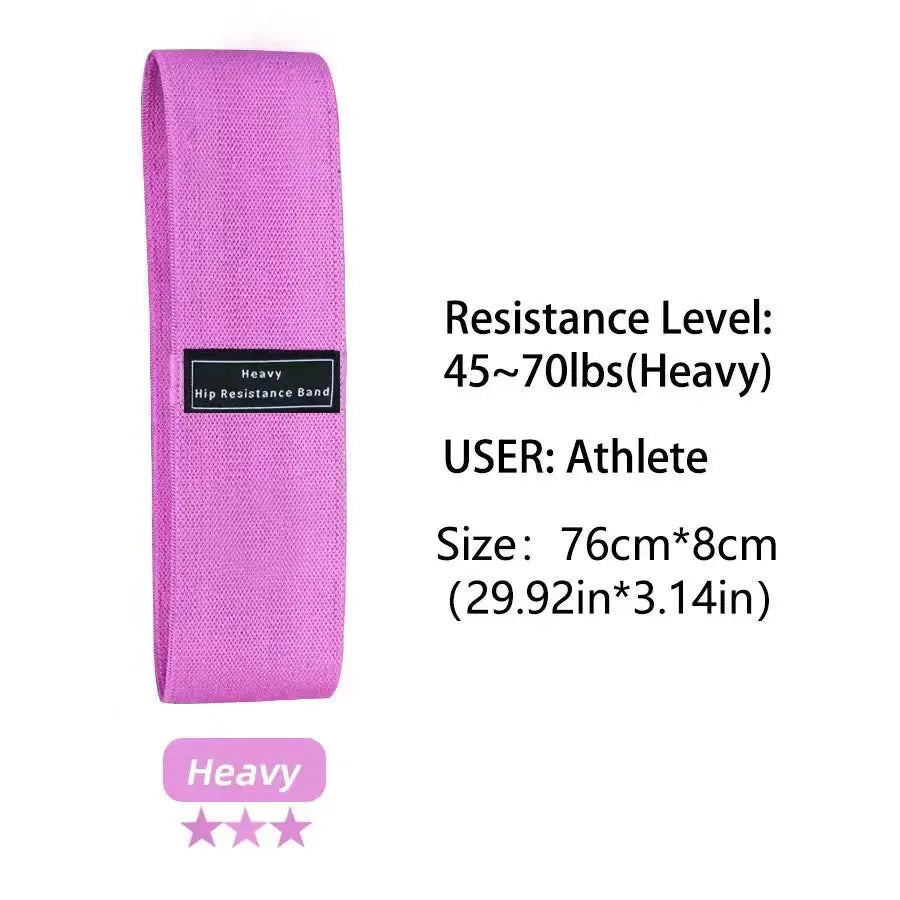 Glute Thigh Elastic Workout Bands Fabric Resistance Hip Booty Bands Squat Circle Stretch Fitness Strips Loops Yoga Gym Equipment