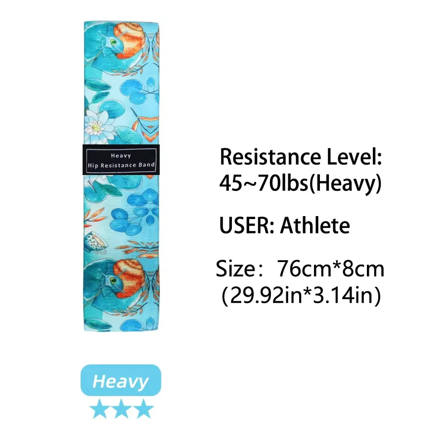 Glute Thigh Elastic Workout Bands Fabric Resistance Hip Booty Bands Squat Circle Stretch Fitness Strips Loops Yoga Gym Equipment